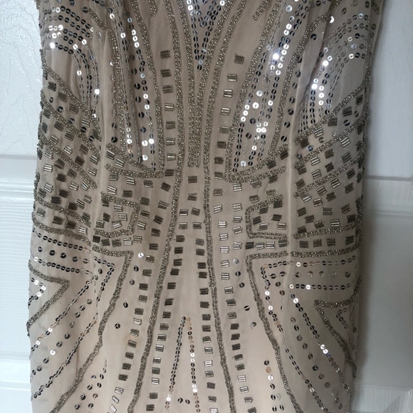 H&M Beaded/Sequins Mini Dress STRAPS INCLUDED - Picture 2 of 8